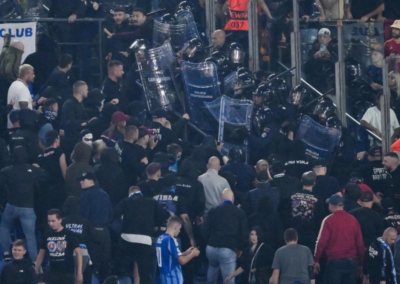 Slovački huligani na rimskom Olimpicu ozlijedili policajca