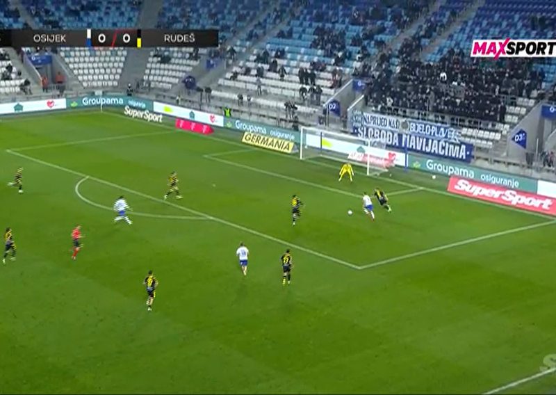 Kakva šteta za Osijek: Dolček zabio prekrasan gol, a onda je uslijedio hladan tuš