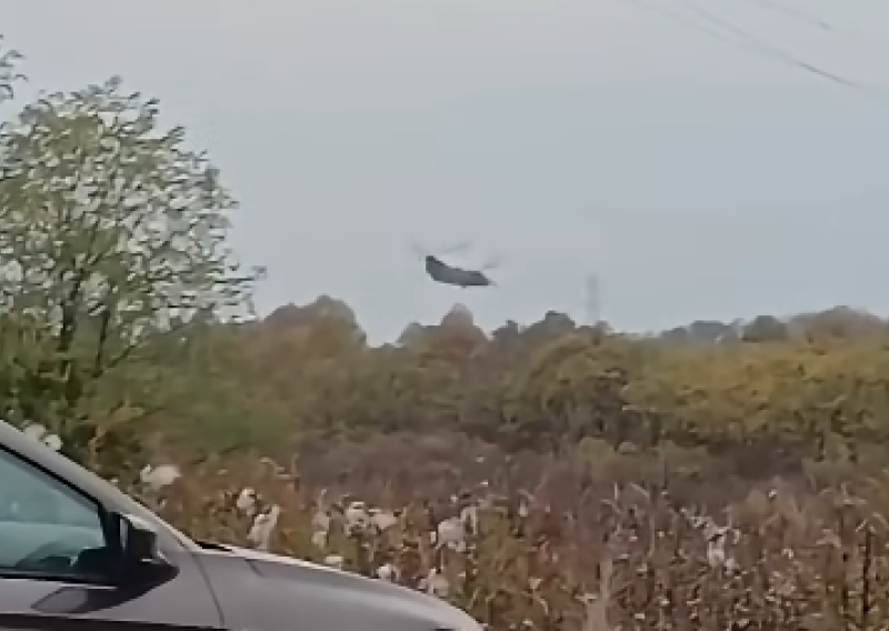 VIDEO Snimljen trenutak pada helikoptera u Brčkom: Pogledajte što se događalo