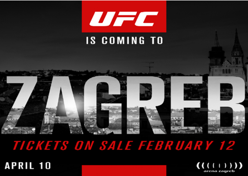 Potvrda senzacije; UFC dolazi u Zagreb