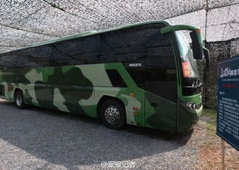 Kinezi imaju vojni autobus koji služi za...igranje