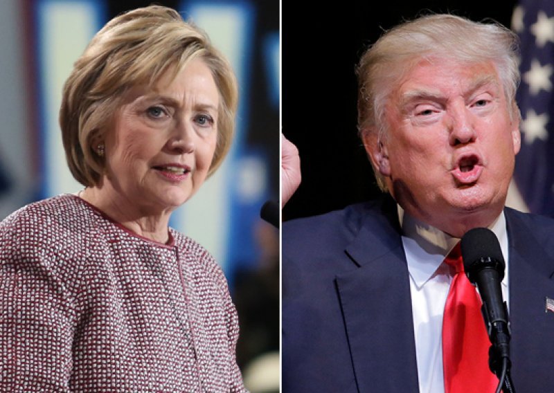 Hillary Clinton i Donald Trump rekordno nepopularni