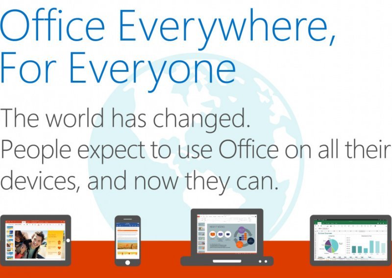 Microsoft Office učinio besplatnim za iOS i Android platforme!