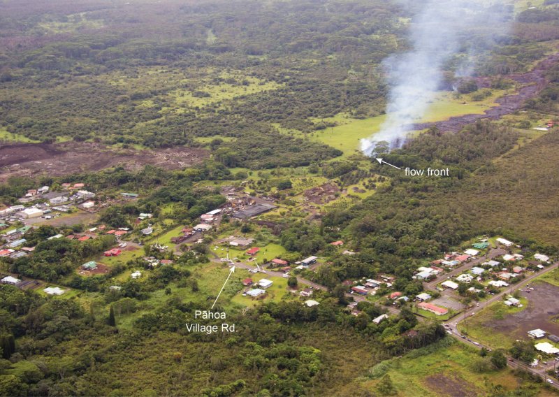 Vulkan na Havajima prijeti cijelom gradu