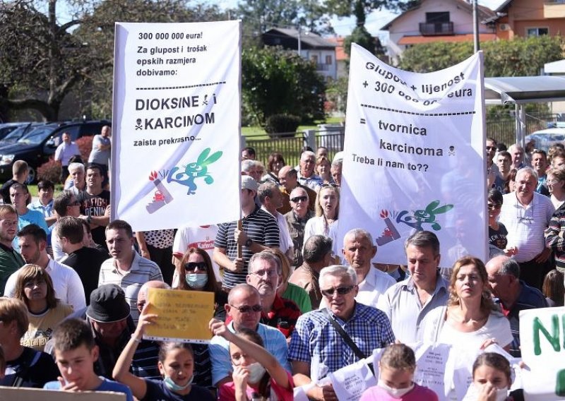 Prosvjed protiv zagrebačke spalionice otpada