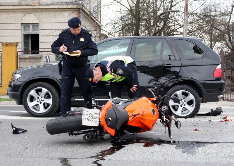 U Splitu teško ozlijeđen motociklist