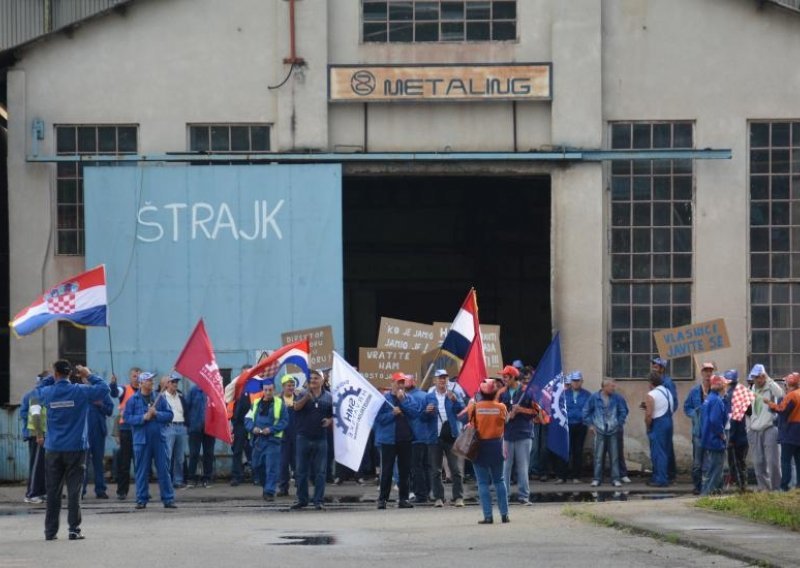 Privremeno prekinut štrajk u sisačkom Metalingu