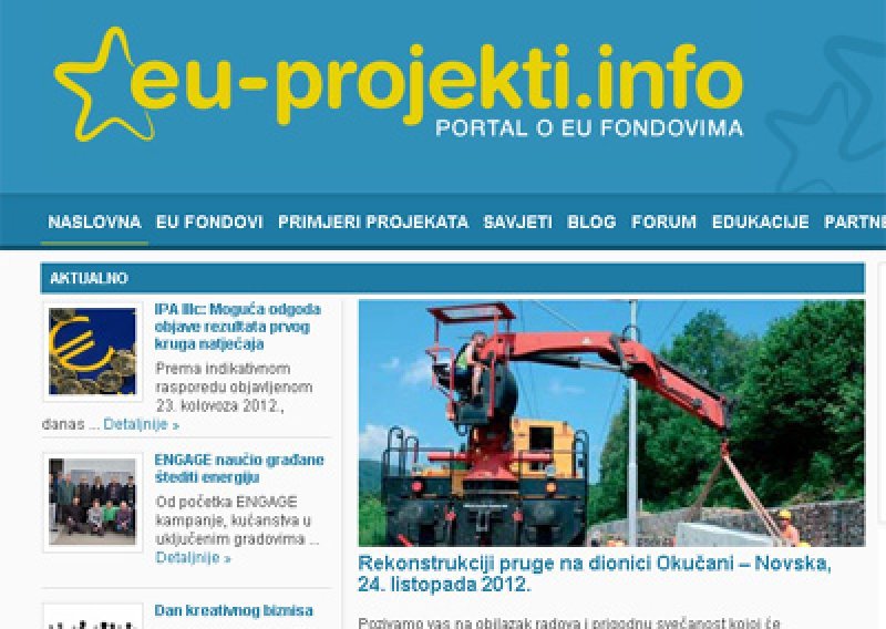 Pratite natječaje za EU fondove na hrvatskom