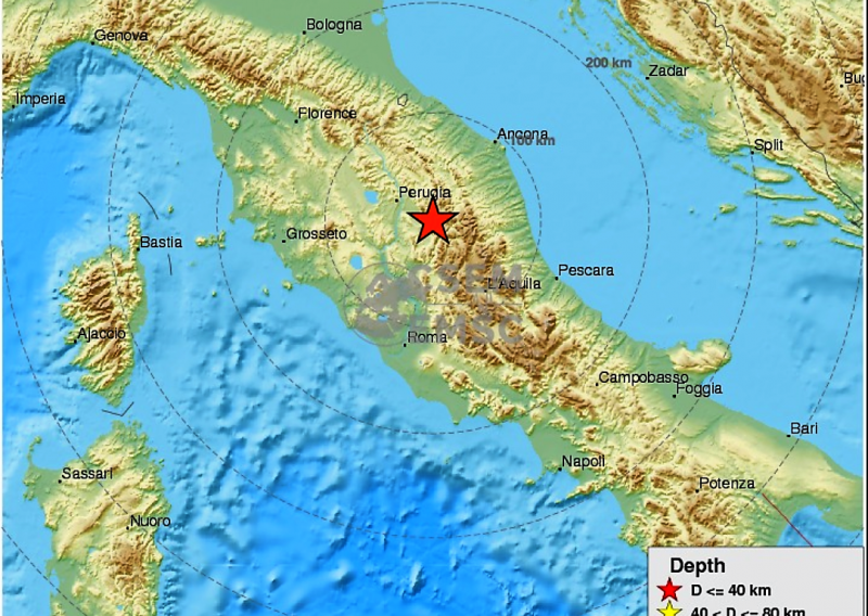 Novi potres zatresao središnju Italiju