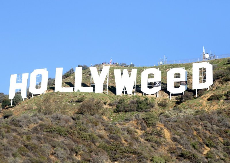 Slavni natpis 'Hollywood' preko noći postao 'Hollyweed'