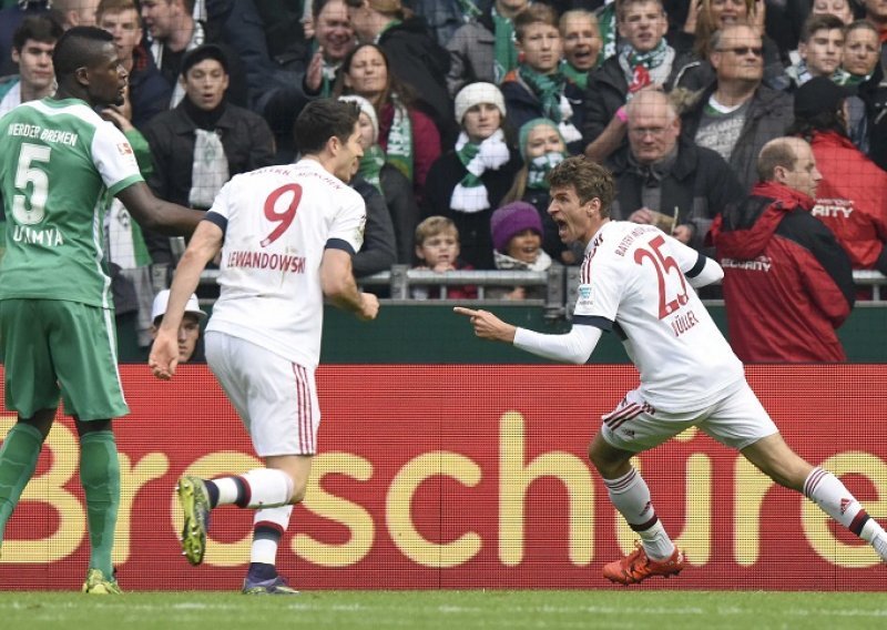 Bayern i protiv Werdera nastavio svoj fenomenalni niz