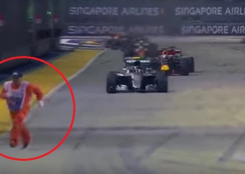 Opasan incident na utrci u Singapuru koji se nije smio dogoditi!