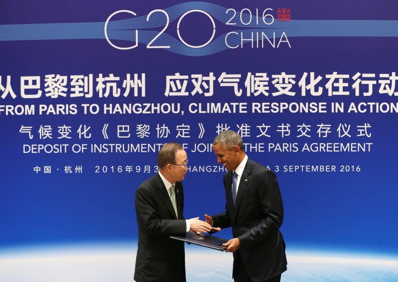 SAD i Kina predali pristupnice pariškom sporazumu o klimi
