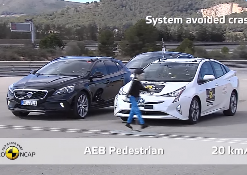 Prius je prvi automobil s NCAP ocjenom za automatsko kočenje uz zaštitu pješaka