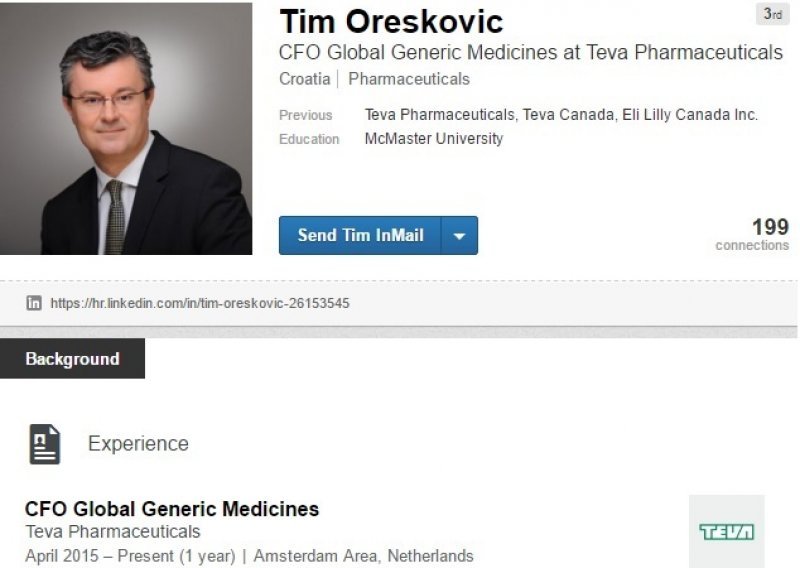Orešković još nije stigao staviti novi posao na LinkedIn