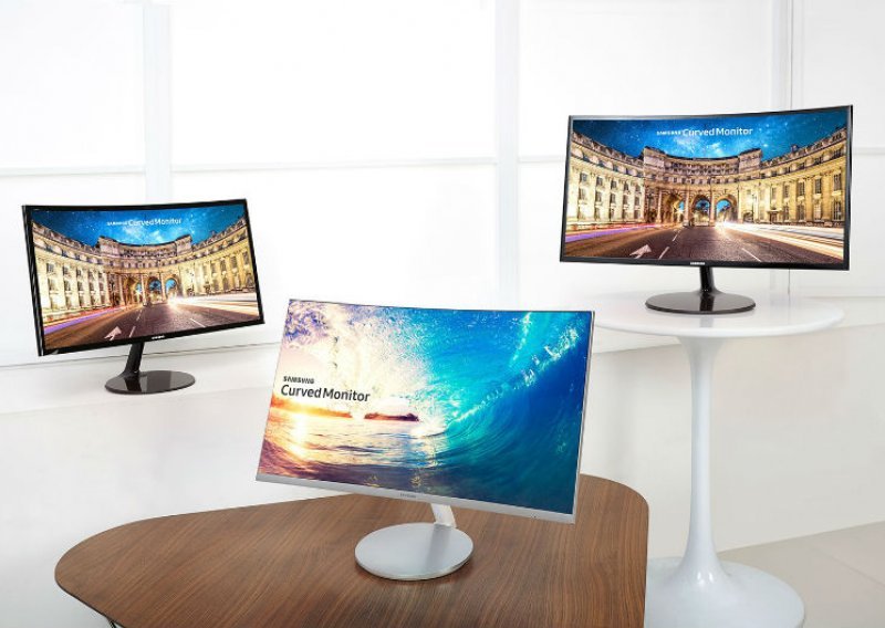 Stižu novi zakrivljeni Samsungovi monitori