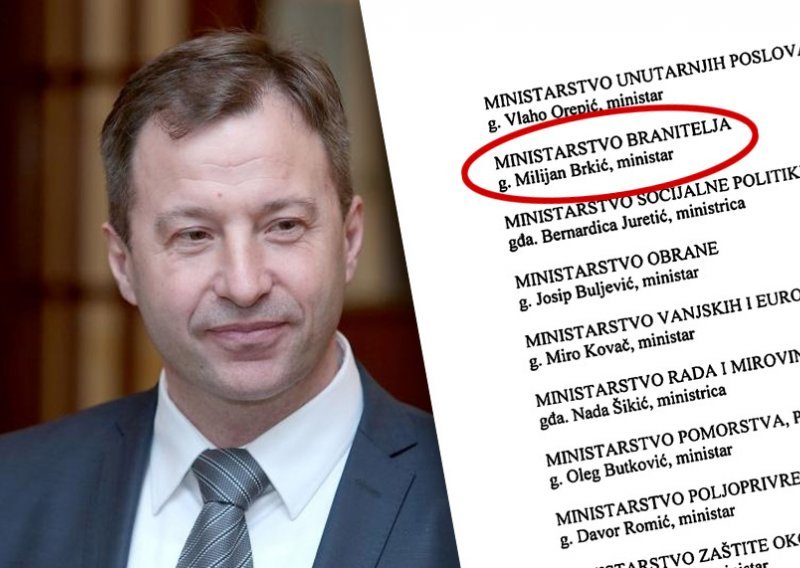 Evo zašto je Brkić već proglašen ministrom