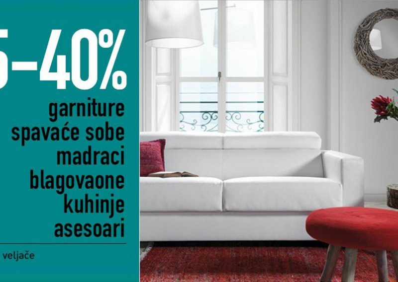 Više od 10 000 artikala na popustu od 15 do 40%