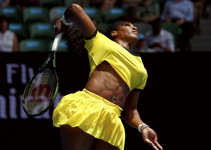 Serena zna privući pozornost; evo što ima u pupku