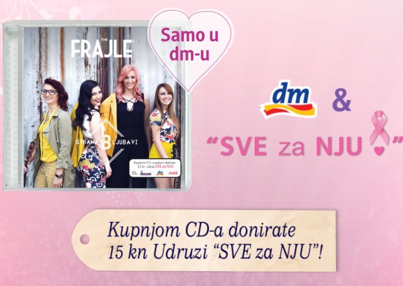 Kupite novi CD grupe The Frajle i pomozite udruzi Sve za nju!