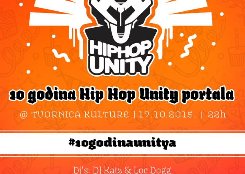 Hip Hop Unity vas poziva na veliku tvorničku proslavu