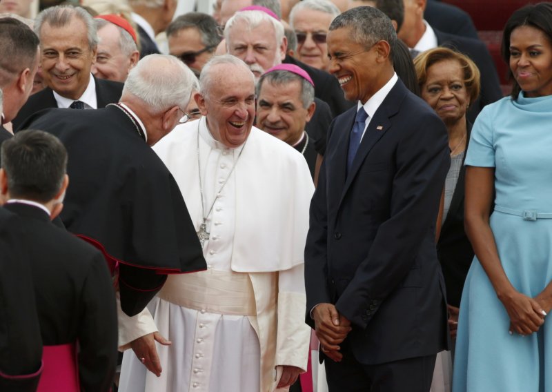 Papa Franjo u SAD-u s Obamom