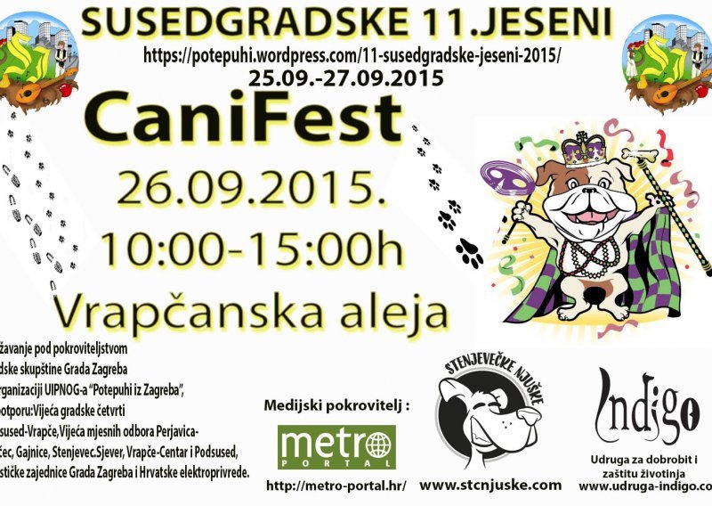 Posjetite CaniFest u sklopu 11. Susedgradskih jeseni!
