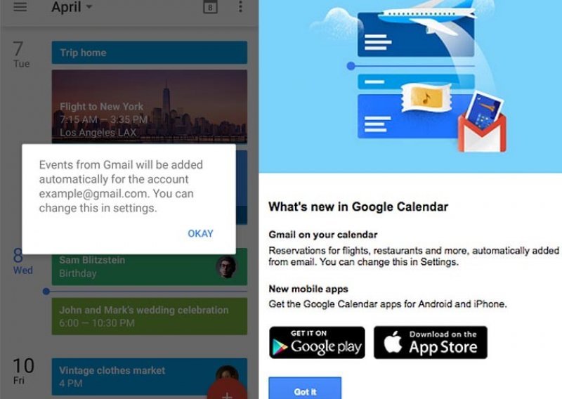 Events for Gmail sam će ubaciti sastanke u Kalendar