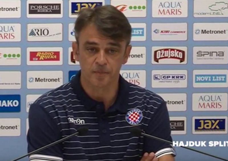 Trenera Hajduka izbacilo iz takta novinarsko pitanje!