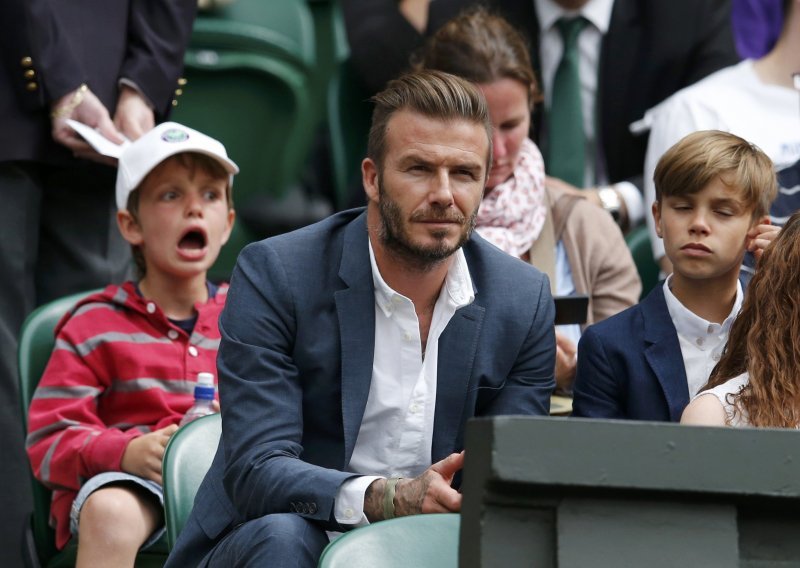Pogledajte što se Beckhamu dogodilo u Wimbledonu