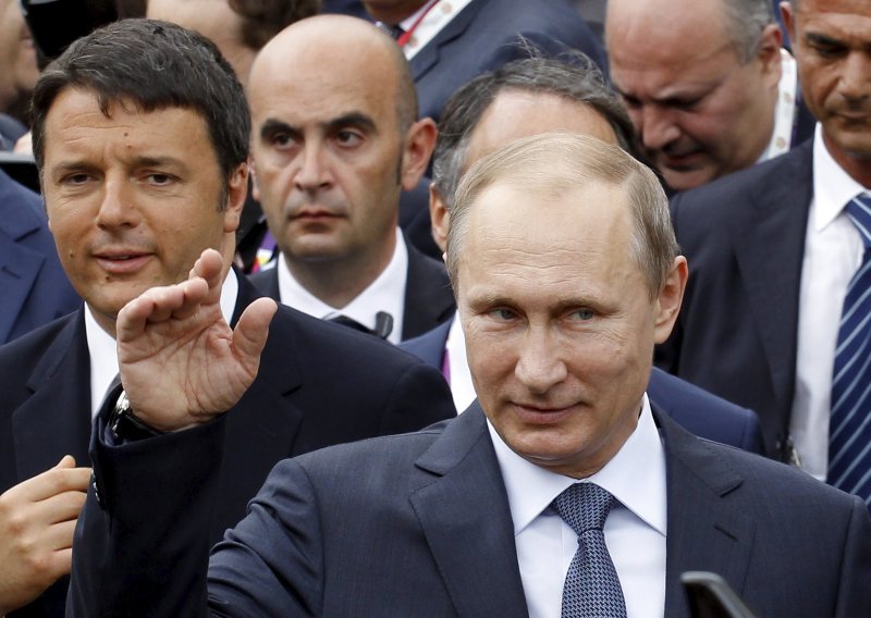 Renzi poželio dobrodošlicu Putinu, pa nevoljko prigovorio zbog Krima