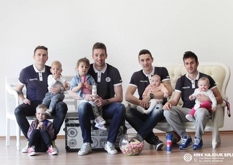 Hajdukove zvijezde i njihove bebe u jedinstvenoj kampanji!
