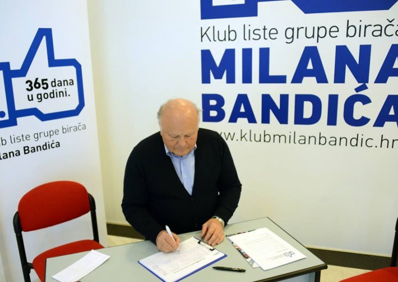 Linić potpisao poticiju i dao podršku Milanu Bandiću
