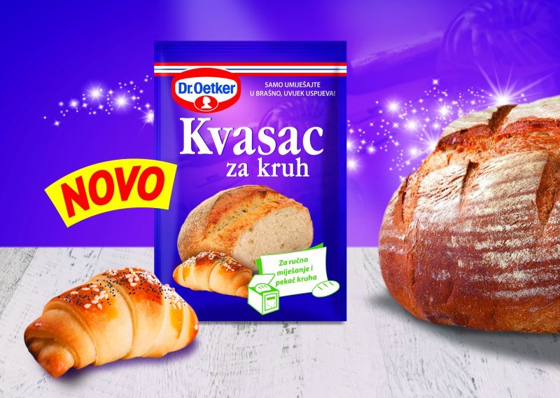 Dr. Oetker Kvasac za kruh – čarolija uspjeha svaki put!