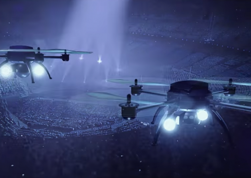 Leteći cirkus dronova bi mogao biti ludo dobar