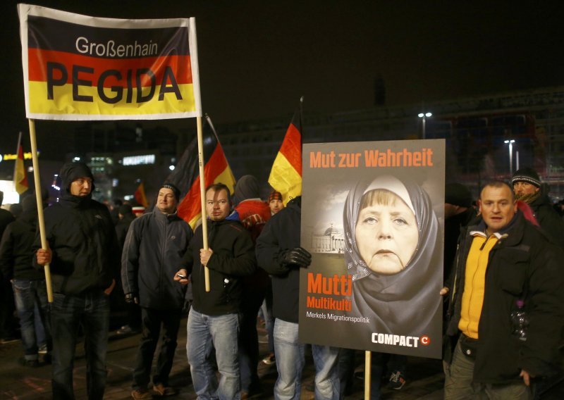 Više tisuća protuislamskih prosvjednika u Leipzigu
