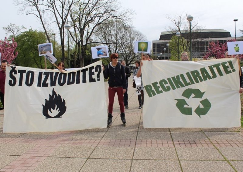 Zelena akcija prosvjedovala protiv spalionice u Resiku