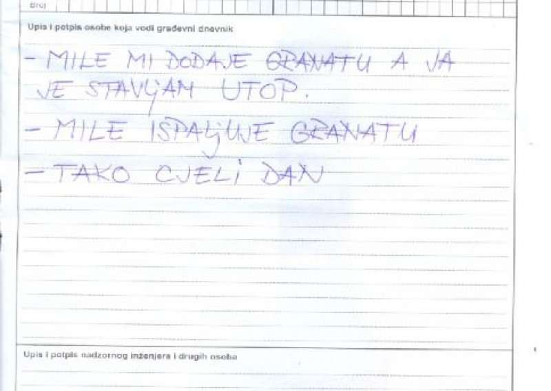 Pronađeni 'topnički dnevnici'!