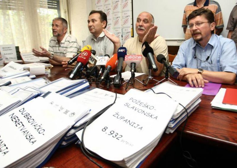 Provjera potpisa za referendum stajat će 2,1 mil. kuna