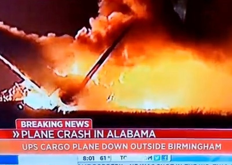 Srušio se UPS-ov avion u Alabami, dvoje mrtvih