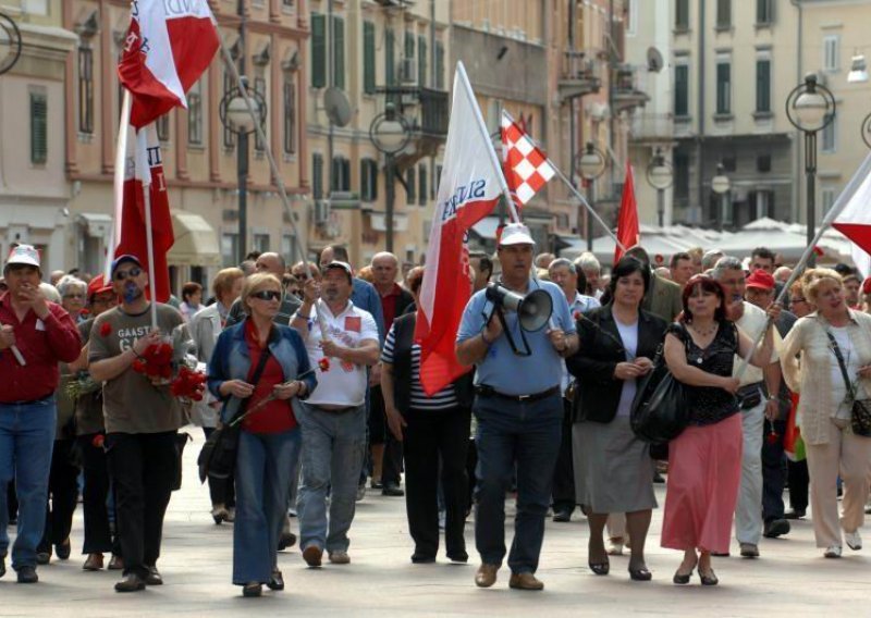 Labour Day marked by union protests throughout Croatia