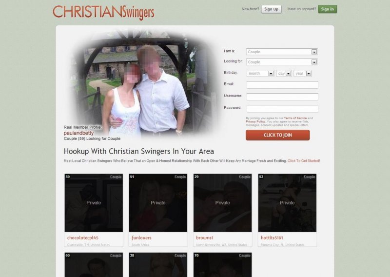 Jeste li znali da postoji sajt za kršćanske svingere?