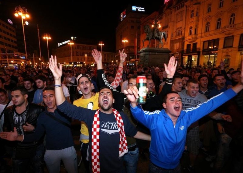 Evo kako se Čilićeva pobjeda proslavila na Trgu bana Jelačića