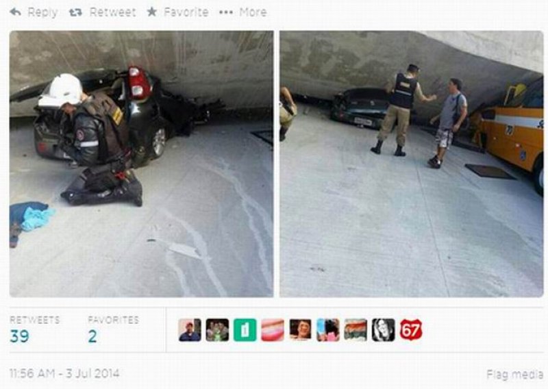 Nesreća u Brazilu - srušio se most, dvoje ljudi poginulo