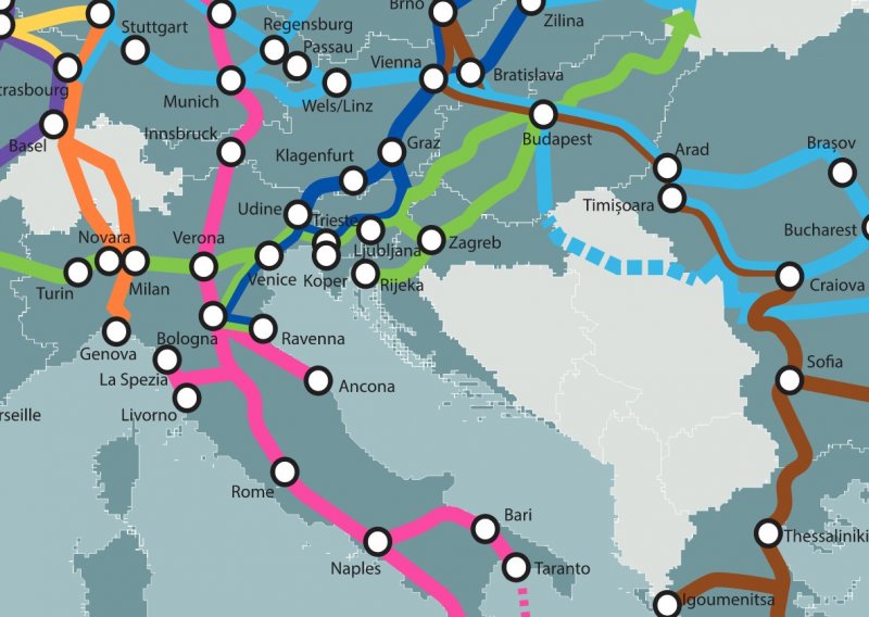 EU: Devet glavnih koridora, dva idu kroz Hrvatsku!