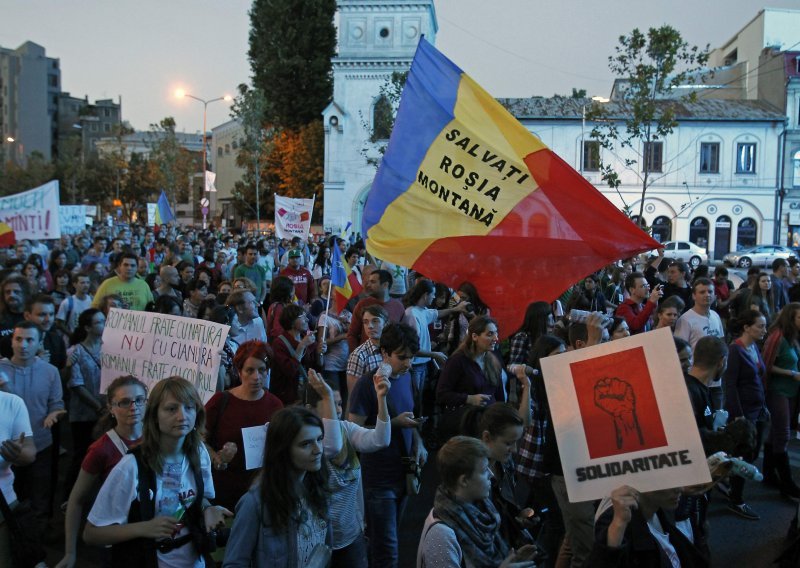 Diljem Rumunjske veliki prosvjedi protiv rudnika zlata