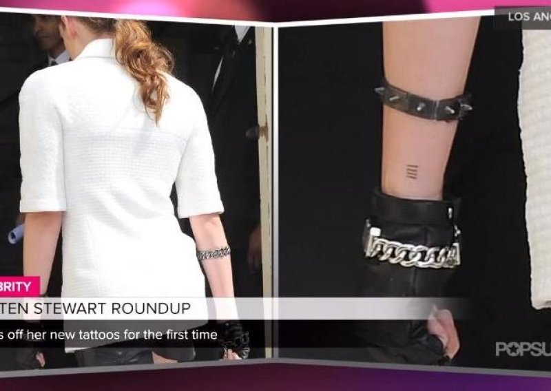 Kristen Stewart prošetala novu tetovažu