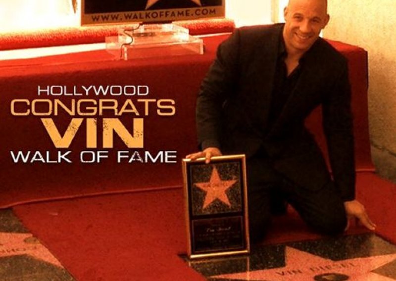Vin Diesel dobio zvijezdu na holivudskoj Stazi slavnih