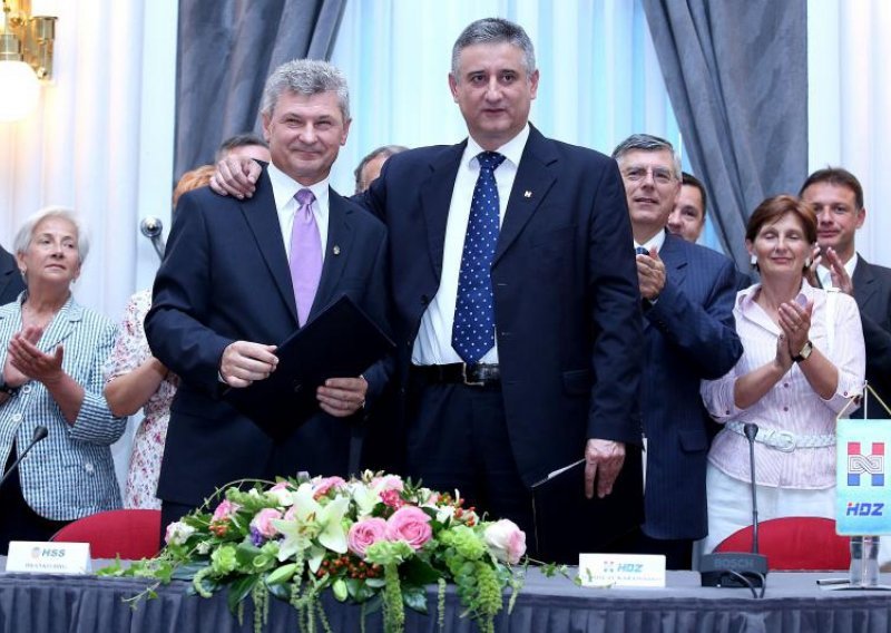 HDZ and HSS sign coalition agreement