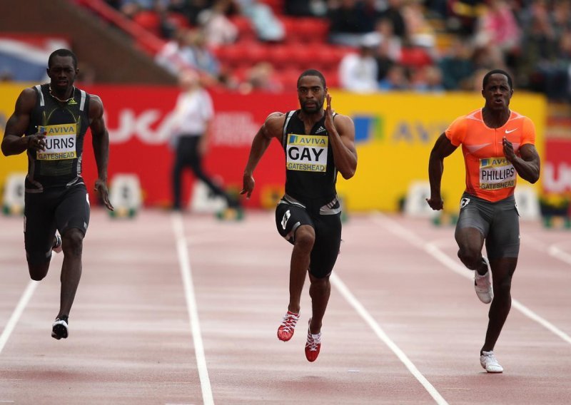 Ludo brzi Tyson Gay 'bacio rukavicu' Usainu Boltu